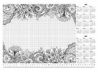 Könyökalátét, A3, 410x297 mm, színezhető, 2025/26, PANTA PLAST, 