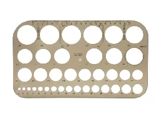 Körsablon, műanyag, KOH-I-NOOR 