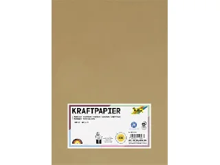Kraft papír, A4, 120 g, 100 lap, FOLIA