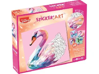 Kreatív matricás készlet, különleges állatok, MAPED CREATIV