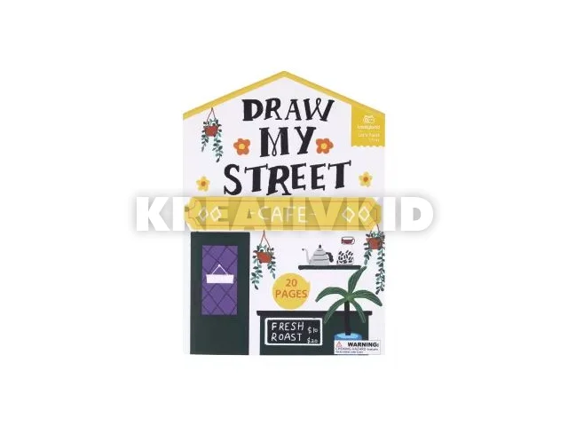 Kreatív rajzfüzet - Városi utca