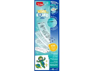 Kreatív rajzkészlet, kiegészítő sablon, űrtematika, MAPED CREATIV 