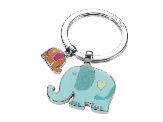 Kulcstartó, 2 charm dísszel, TROIKA 