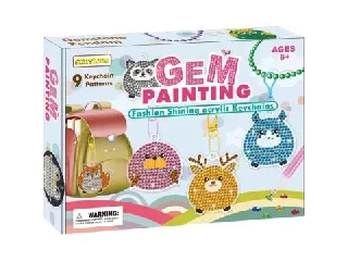 Kulcstartó és medál készítő szett - Erdei állatok