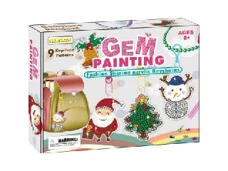 Kulcstartó és medál készítő szett - Mikulás