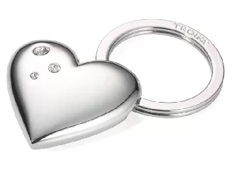 Kulcstartó, SWAROVSKI® kristályokkal, TROIKA, 