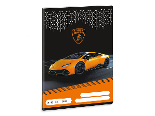 Lamborghini narancssárga A/5 sima füzet 20-32