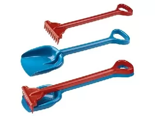 Lapát- és gereblye szett, újrahasznosított - 55 cm