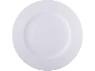 Lapostányér, fehér, 24 cm, 6 db-os szett
