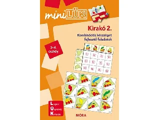 LDI-604: KIRAKÓ 2. - KOMBINÁCIÓS KÉSZSÉGET FEJLESZTŐ FÜZET 2-4. (MINILÜK) narancs