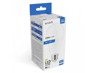 LED izzó, E27, gömb, A70, 16W, 1901lm, 6400K, AVIDE
