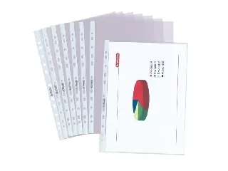 Lefűzhető tasak 100 db A4 víztiszta