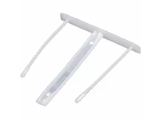 Lefűzőklip, műanyag, 85 mm, FELLOWES, Bankers Box®, fehér