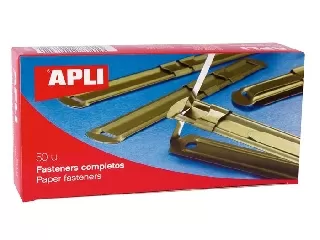 Lefűzőlapocska, fém, 50 db-os, APLI