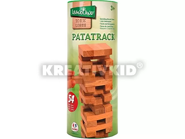 Legnoland - Fa toronyépítő játék 54 db-os