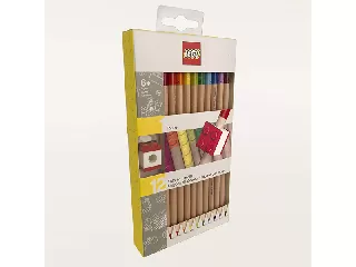 LEGO 12 darabos ceruzakészlet ceruzadísszel