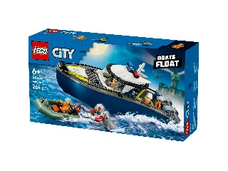 LEGO City 60456 Üldözés rendőrségi csónakkal