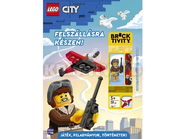 LEGO CITY - FELSZÁLLÁSRA KÉSZEN - A PILÓTA ÉS A TÁVIRÁNYÍTÓS REPÜLŐGÉPE