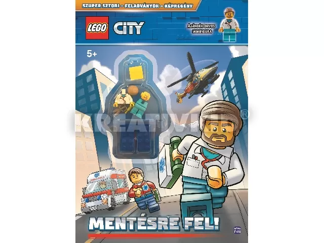 LEGO City - Mentésre fel! - Ajándék orvos minifigura! - Szuper sztori - Feladványok - Képregény