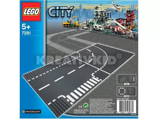 Lego City Elágazás & kanyar 7281