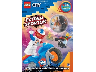 Lego City-Extrém sportok + Dynamo Doug minifigura