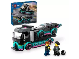 LEGO City Great Vehicles 60406 Versenyautó és autószállító teherautó