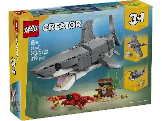 LEGO Creator 31381 Veszedelmes cápa egy kincsesládával