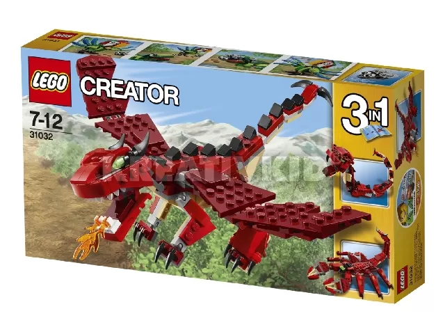 Lego Creator Tűzvörös teremtmények 31032