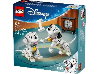 LEGO Disney classic 43271 101 kiskutya: kuksi és pelyhes dalmatakölykök