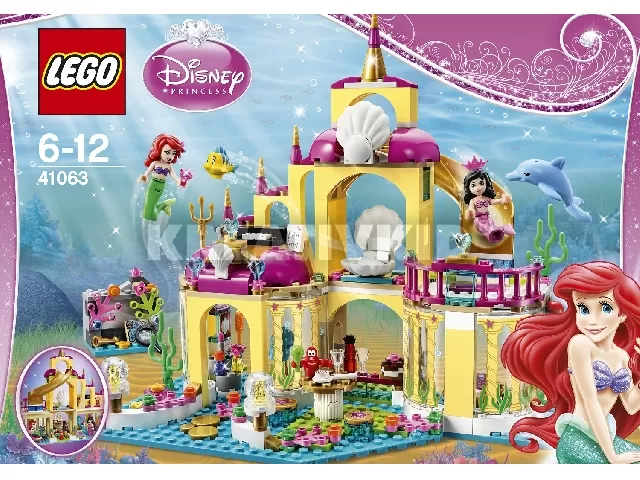 Lego Disney Princess Ariel tenger alatti palotája 41063
