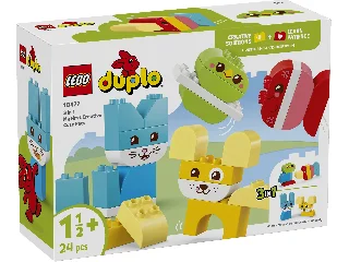 LEGO Duplo my first 10477 Kreatív és aranyos, 3 az 1-ben házi kedvencek