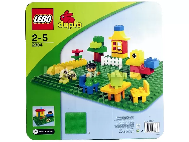 LEGO DUPLO Zöld építőlap