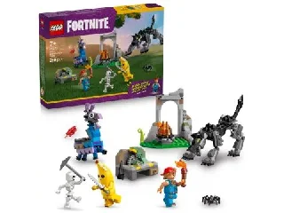 LEGO® Fortnite® Peely és Sparkplug táborhelye 77075