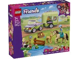 LEGO Friends 42695 Ló- és csikószállító utánfutó