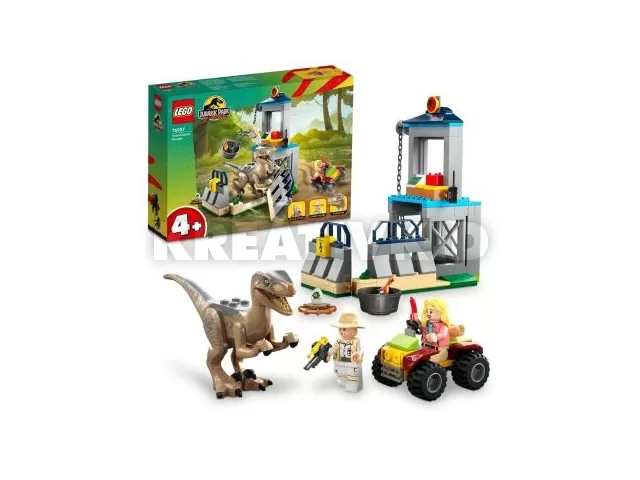 LEGO Jurassic World 76957 Velociraptor szökés