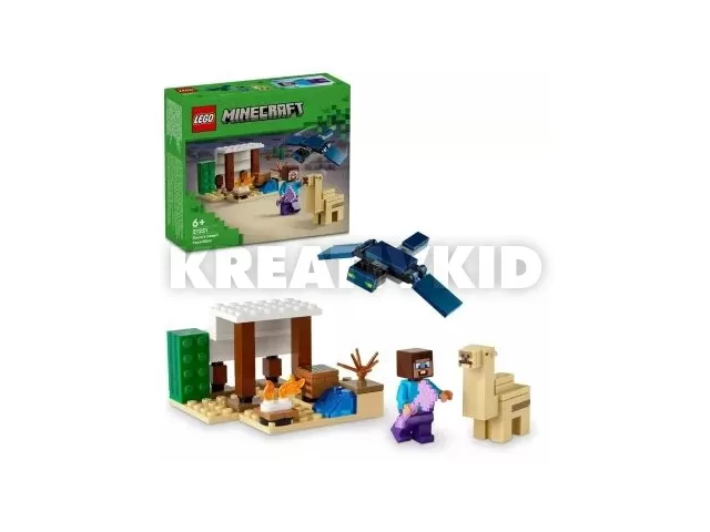LEGO Minecraft 21251 Steve sivatagi expedíciója