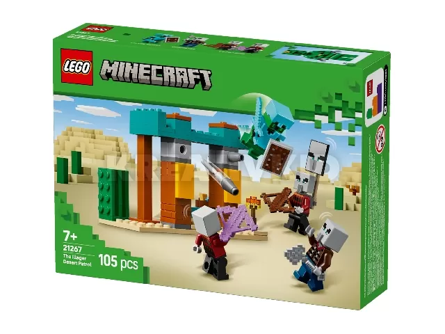 LEGO® Minecraft® Illagerek őrjárata a sivatagban 21267