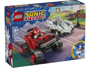 LEGO Sonic 77118 Silver autója knuckles monster truckja ellen