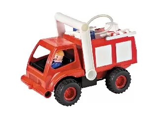 LENA: Műanyag tűzoltóautó fecskendővel - 26 cm