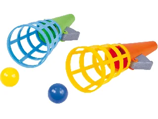 LENA: Tölcséres labdakilövő 2 darabos készlet - 12 cm