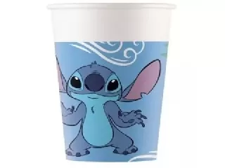 Lilo&Stitch: Stitch mintás papírpohár, 200 ml - 8 db-os