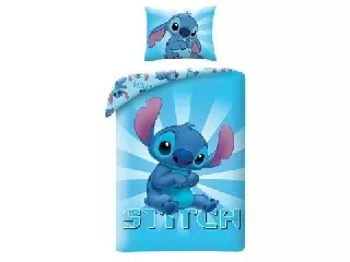 Lilo&Stitch: Vidámság kétrészes pamut ágynemű garnitúra - 140 x 200 cm