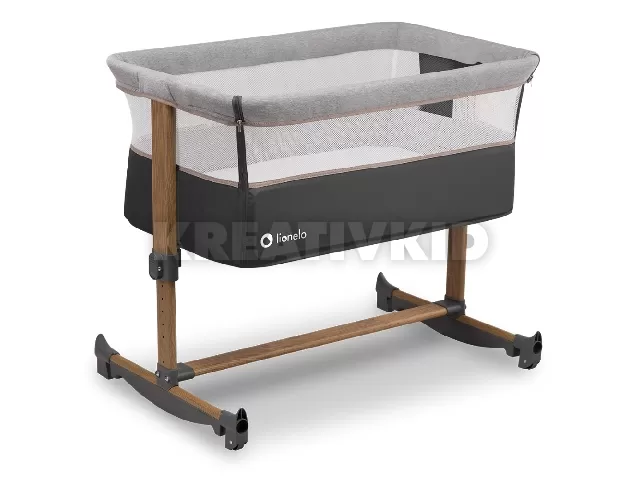 Lionelo babaágy bölcsõ babaöböl 3in1 Leonie szürke