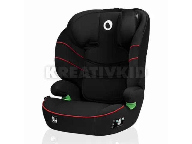 Lionelo gyerekülés Lars i-Size 100-150 cm sporty black red