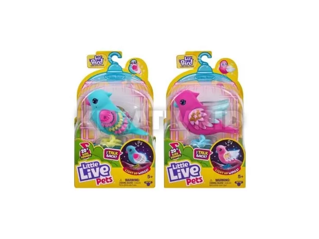 Little Live Pets: Interaktív papagáj világító szárnnyal - kétféle