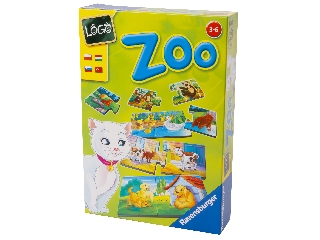Logo - Zoo állat-anya kereső társasjáték