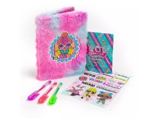 L.O.L.: Szőrmével borított kreatív mini napló készlet