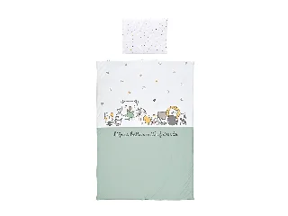 Lorelli 3 részes ágynemű garnitúra - Happy Friends Mint