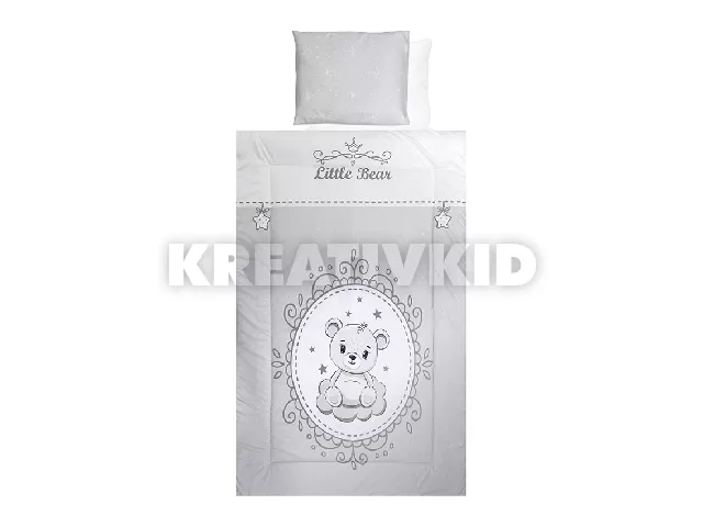 Lorelli 4 részes ágynemű garnitúra - Little Bear Grey