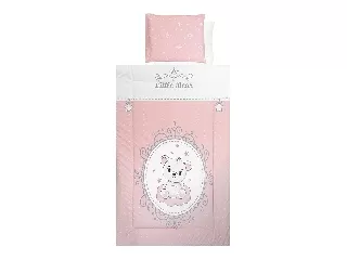 Lorelli 4 részes ágynemű garnitúra - Little Bear Pink